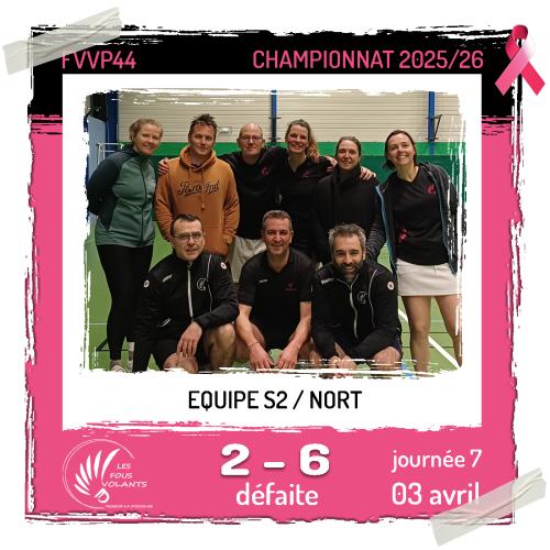 Rencontre J7 de la S2 : Vigneux contre Nort (défaite)